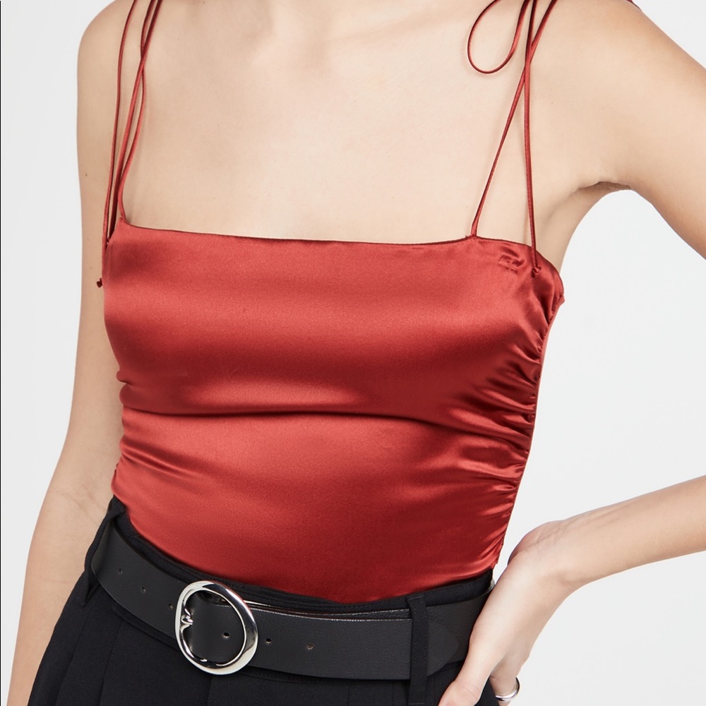 Reformation Satin Top